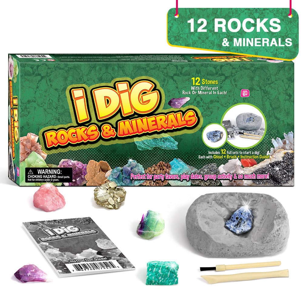 Kids Discovery Gemstone Mini STEM Dig Kit EDUMAN.
