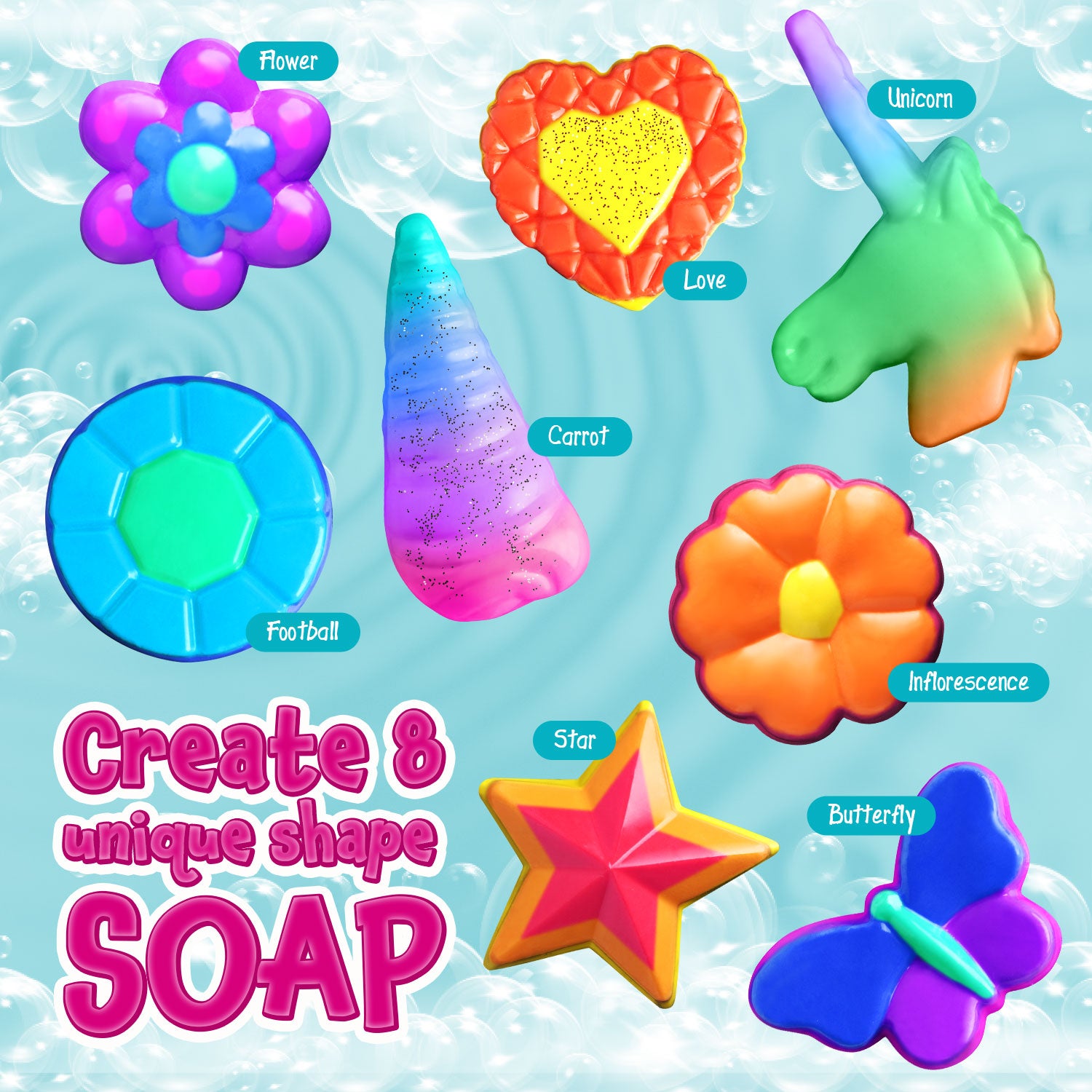 Soap & Bath Bomb STEM Making Kit for kids EDUMAN.