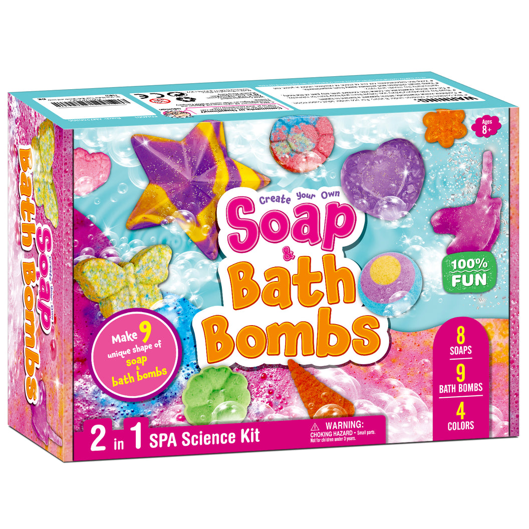 Soap & Bath Bomb STEM Making Kit for kids EDUMAN.