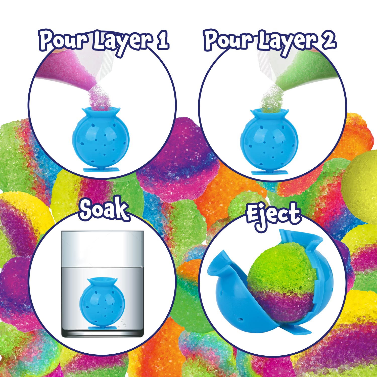 STEM Create Your Own Bouncy Balls Craft Kit EDUMAN.
