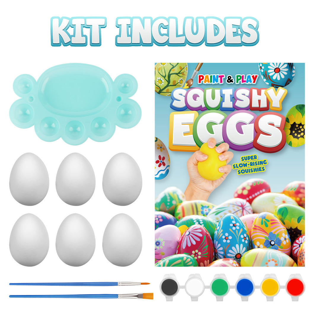 Easter Egg Sponge STEM Painting Kit - Arts and Crafts for Girls and Boys - Art Activities for Kids EDUMAN.