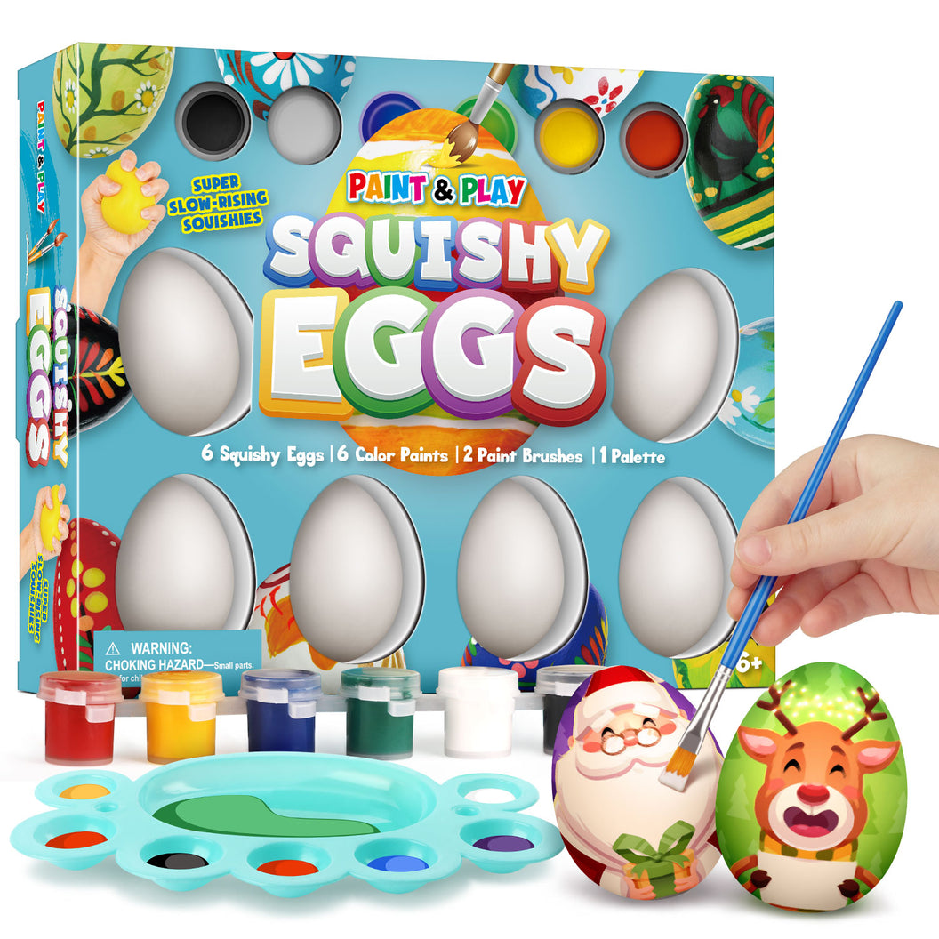 Easter Egg Sponge STEM Painting Kit - Arts and Crafts for Girls and Boys - Art Activities for Kids EDUMAN.