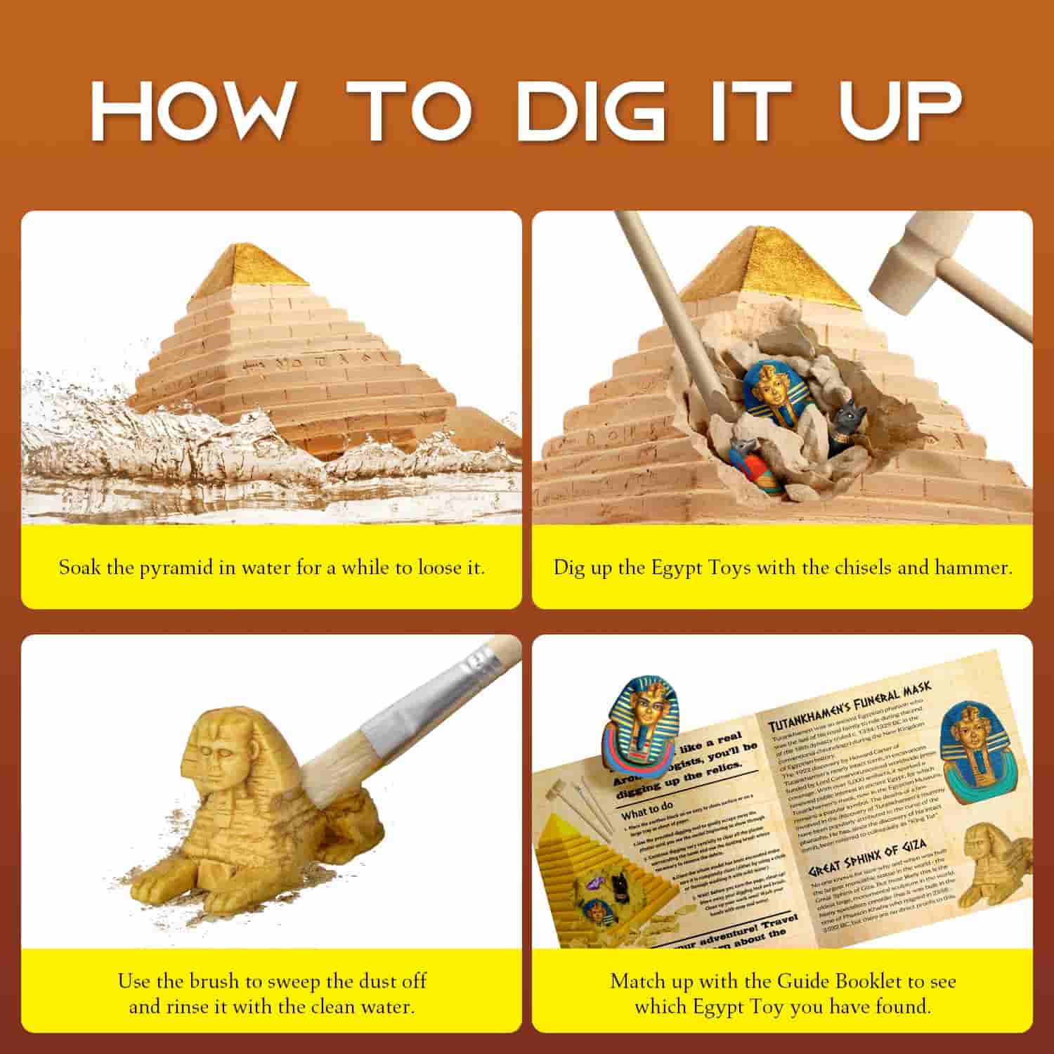 Ancient Egyptian Pyramids Dig Kit - EDUMAN