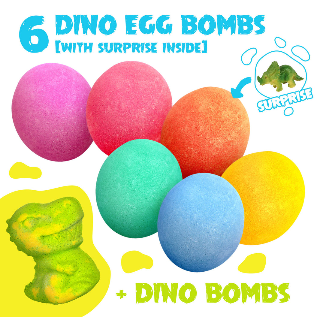 Dino Bomb - Kids Bath Bombs & Toys Inside EDUMAN.