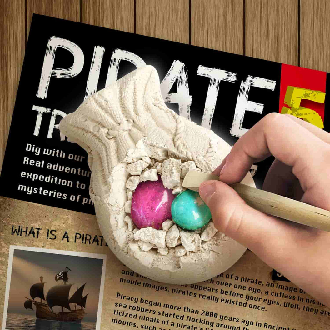 Pirate Treasures Toys STEM - Dig Kit