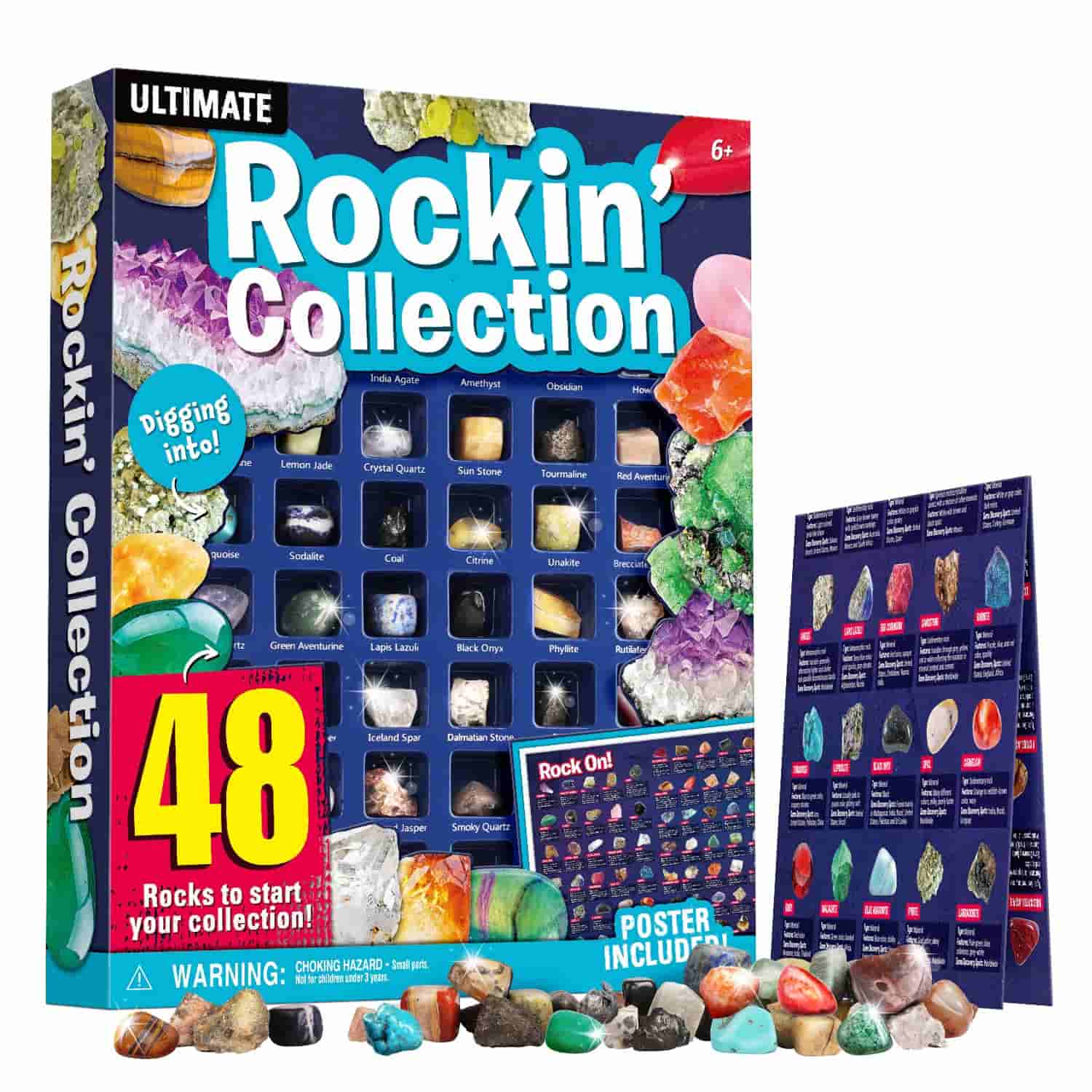 Rocks Collection 48PCS Rock  - EDUMAN